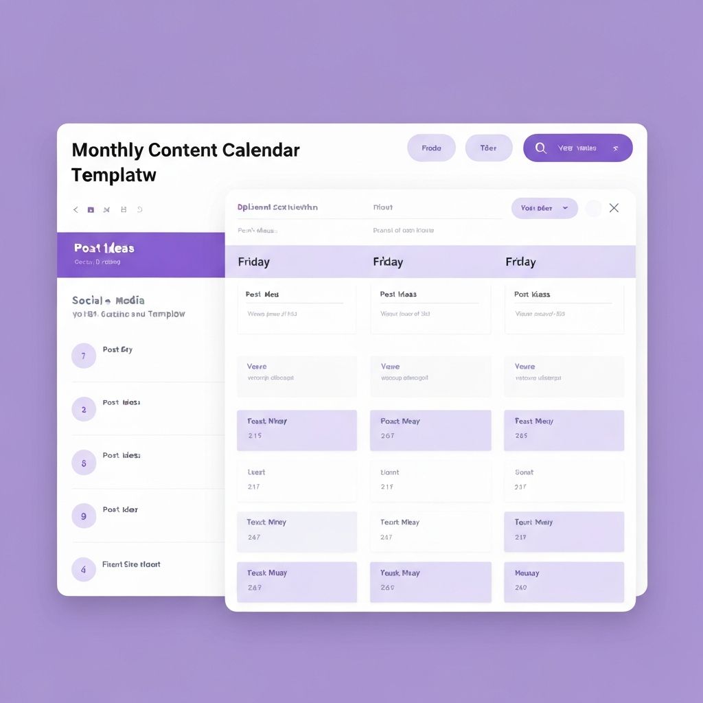 Content system mockup