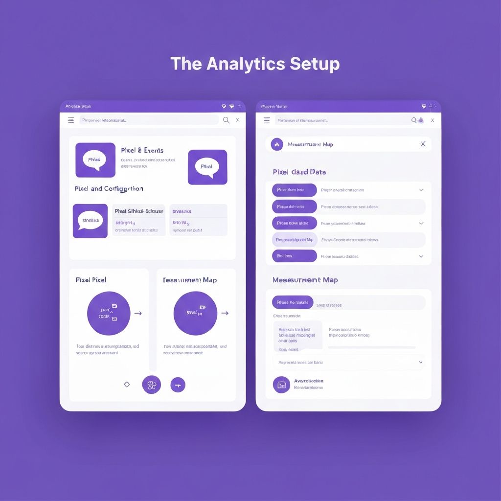 Tracking and Events Setup mockup