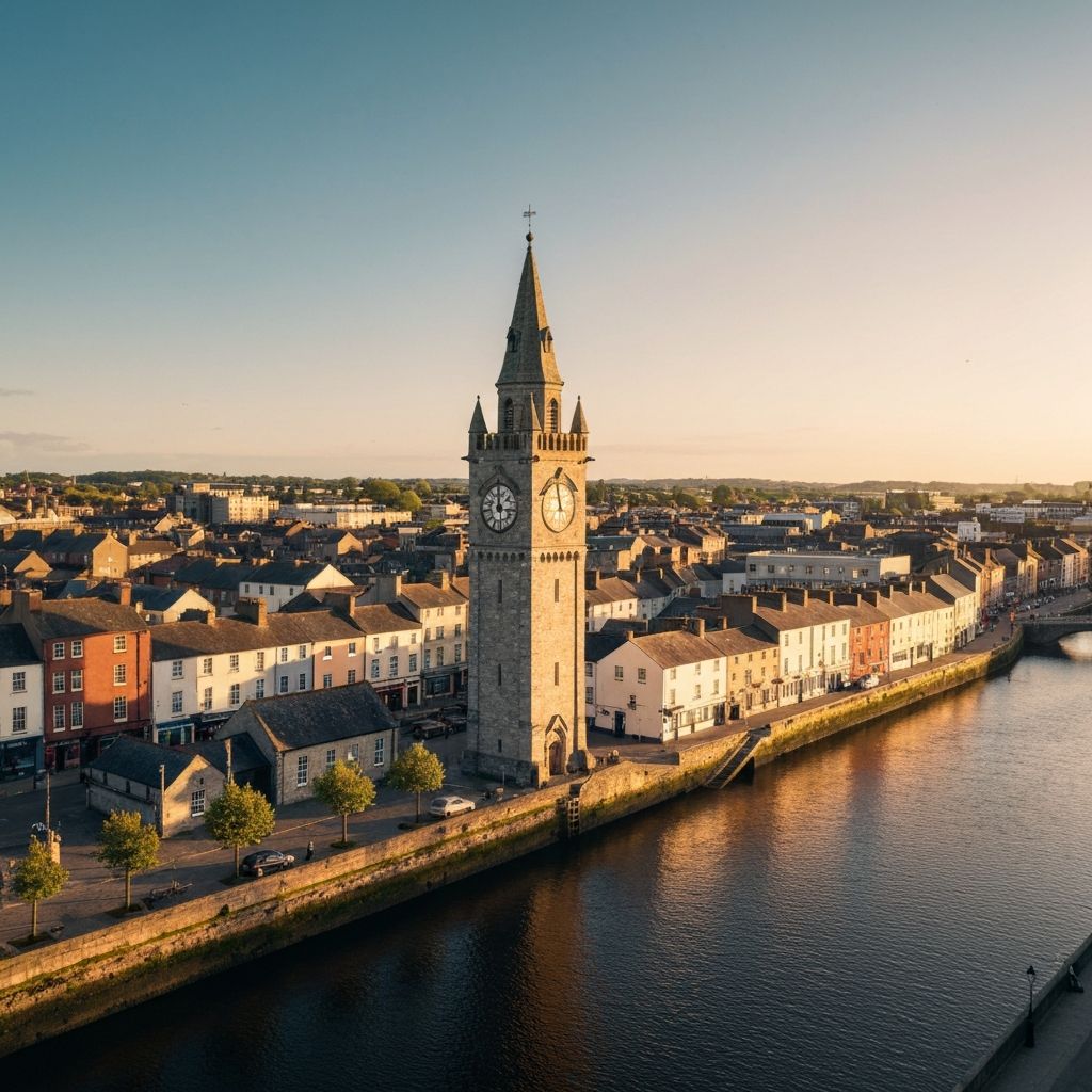 Waterford, Ireland cityscape